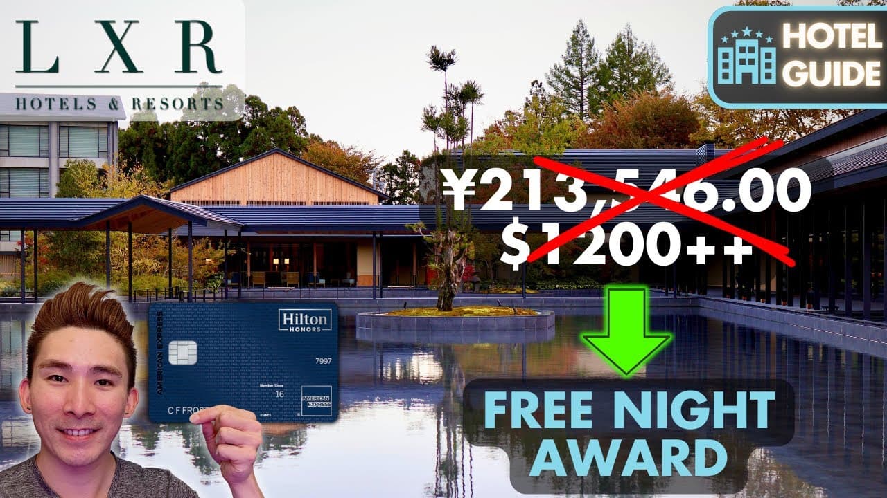 How I Stayed at a Japanese Luxury Resort for FREE | Amex Hilton Aspire | LXR Roku Kyoto