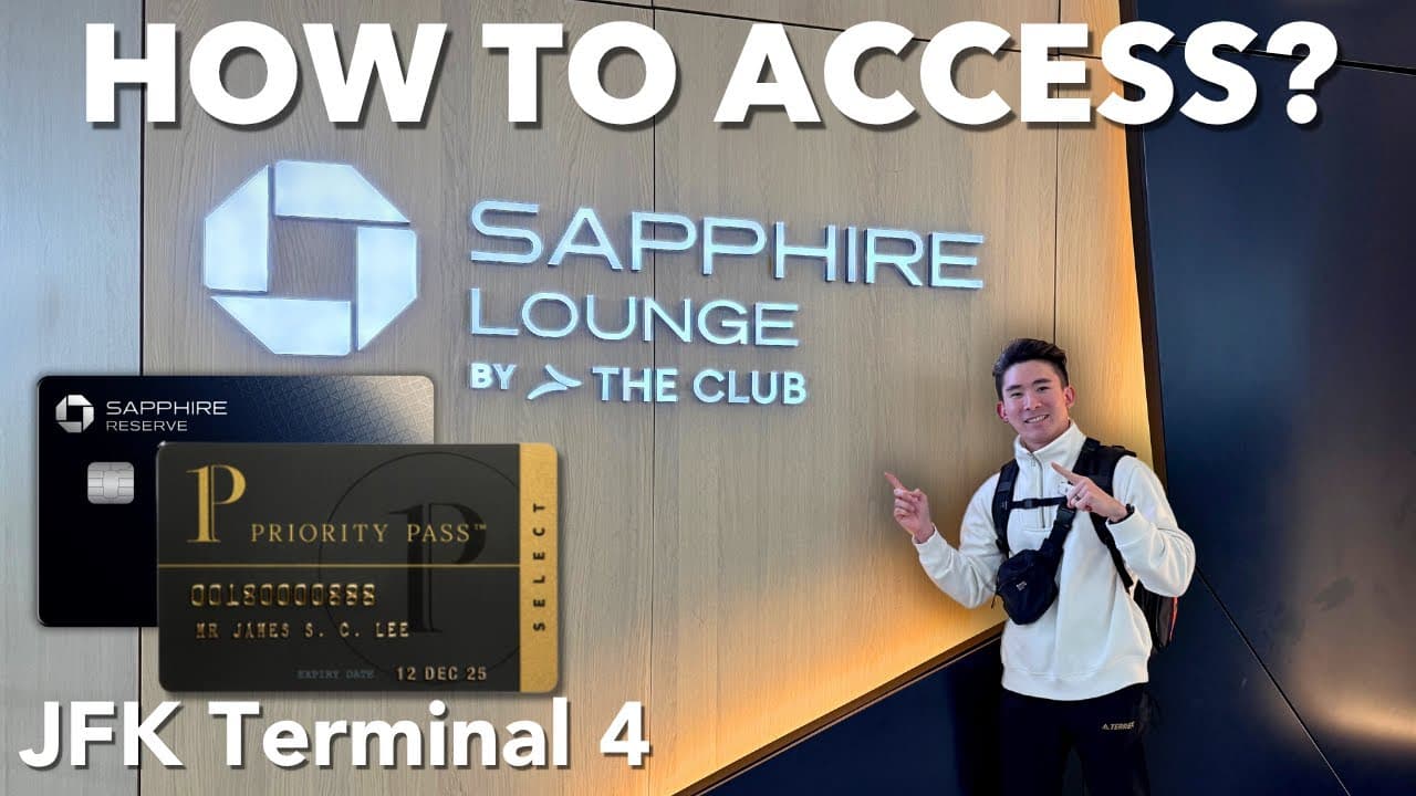 Inside the Chase Sapphire Lounge at JFK Terminal 4: Access Rules & Full Review